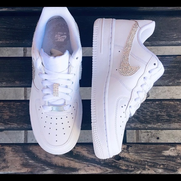 Nike Shoes - Nike Air Force Ones Bling